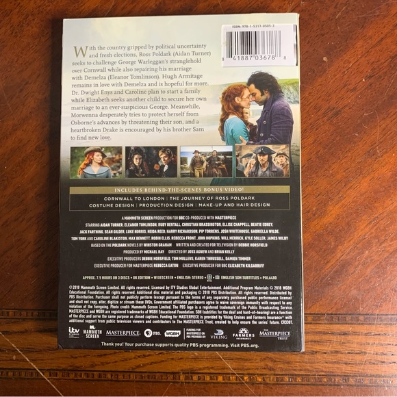 Poldark Television Show Seasons 1, 2, and 4 DVD Sets - Picture 5 of 7